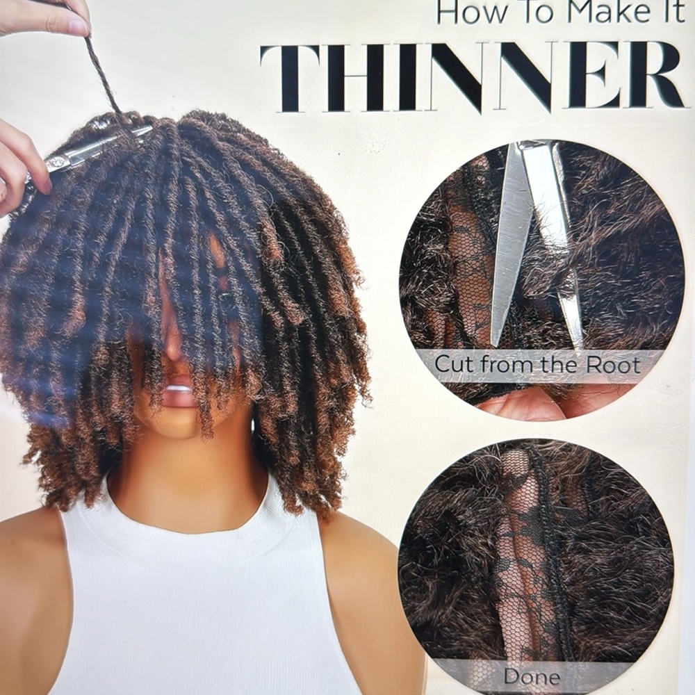 Dreadlock Short Twist Wig - Picture 8 of 9